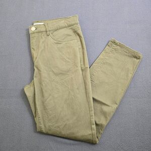 LOFT Women 29/8 Green Mid Rise Five Pocket Sateen Skinny Pants